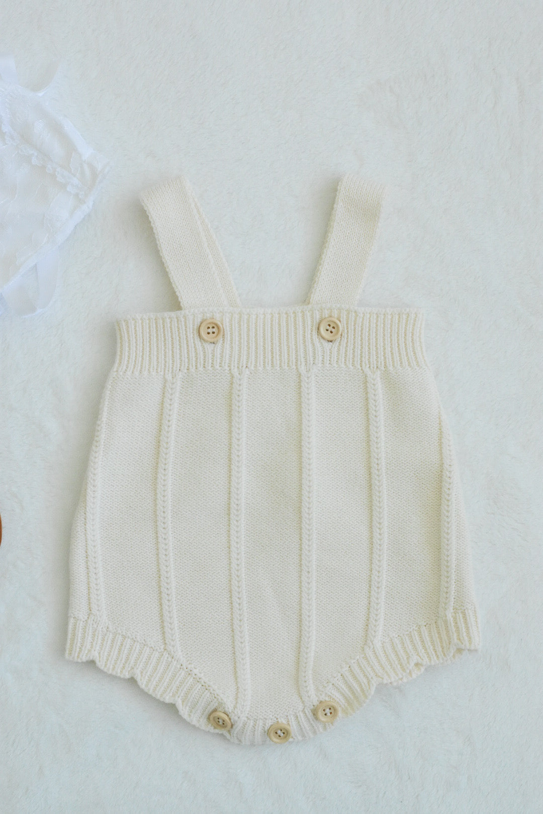 Felicity Overalls - Cream