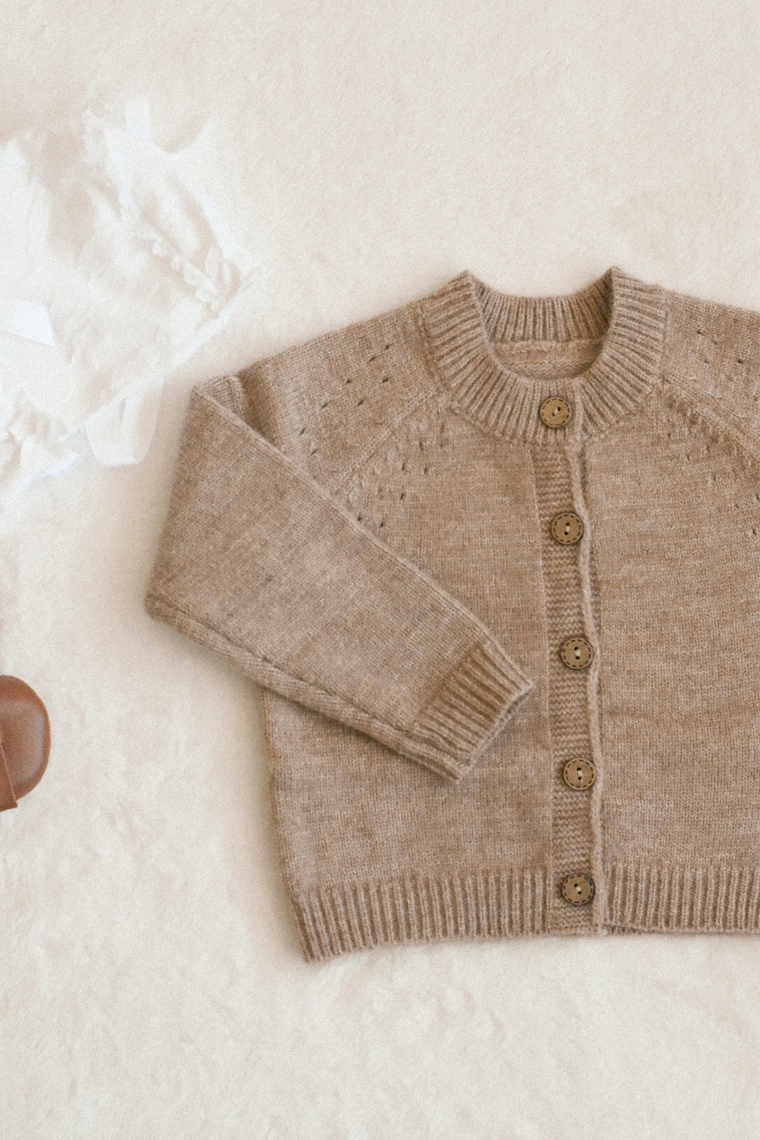 Little Emily Cardigan - Brown