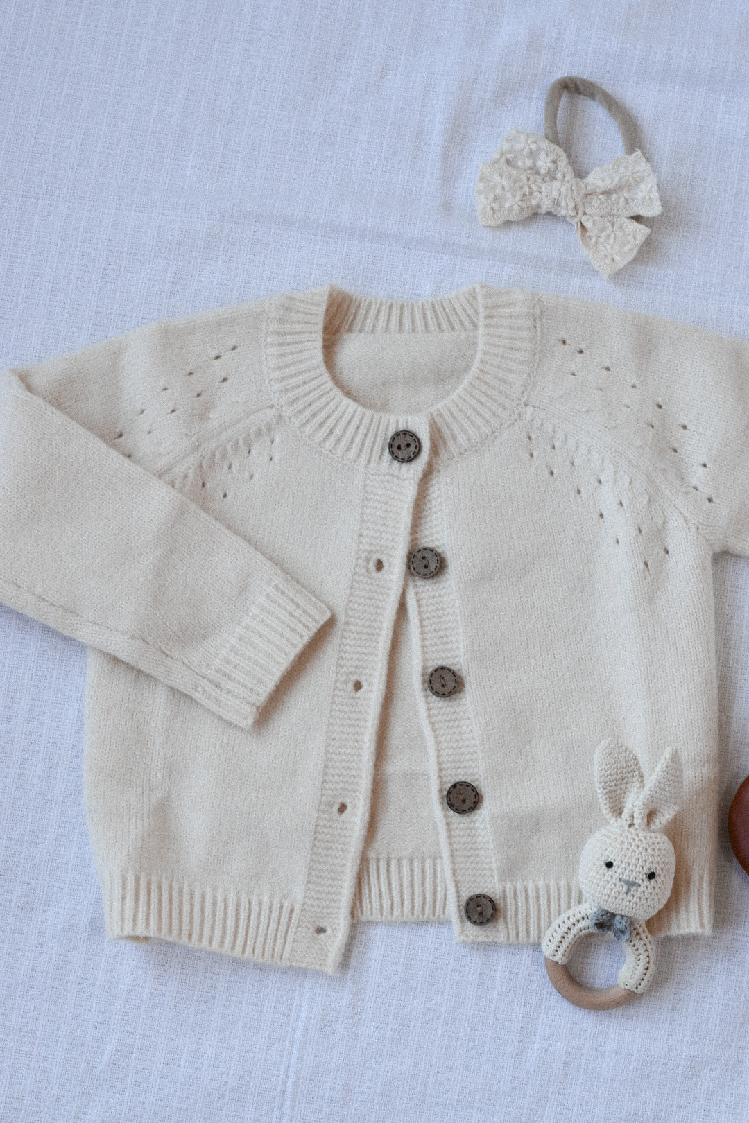 Little Emily Cardigan - Cream