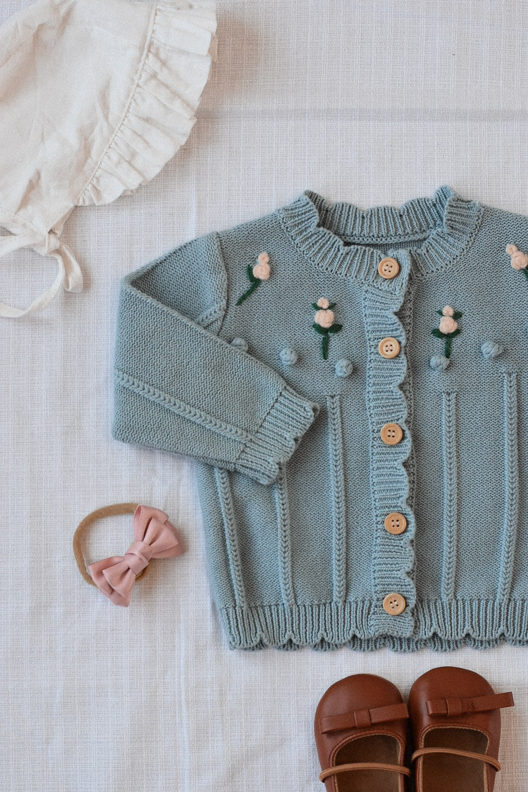 Elegant Laura Cardigan - Blue