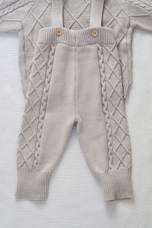 Liam’s - Knitted Overalls