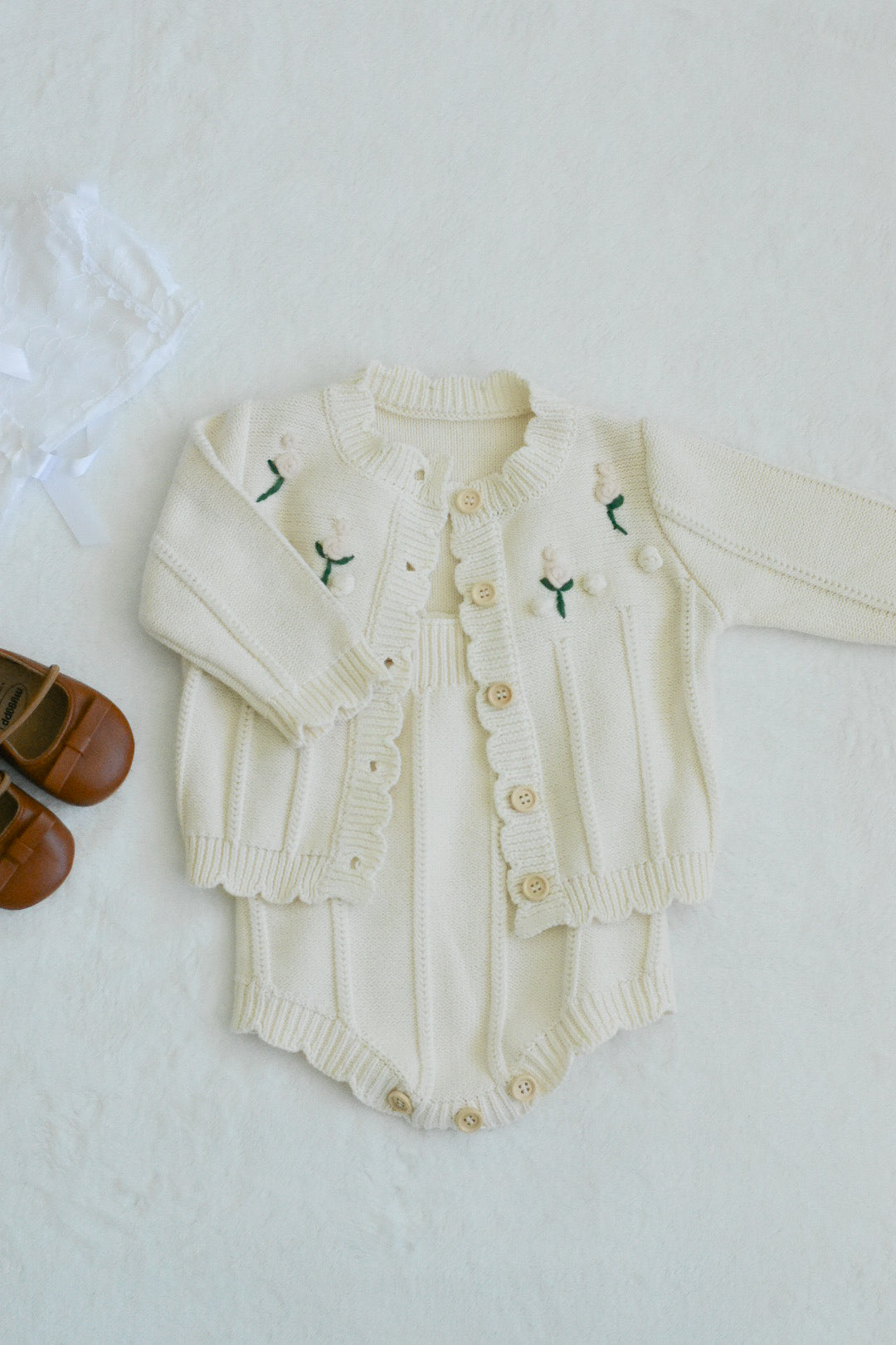 Felicity Overalls - Cream