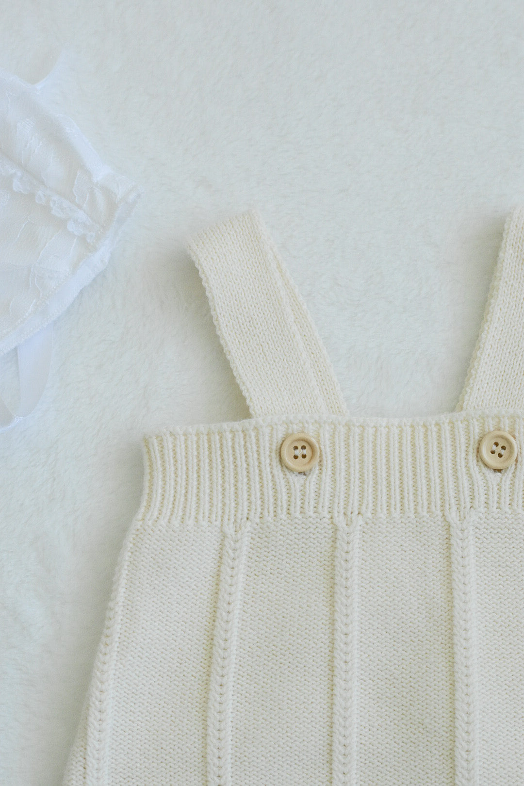 Felicity Overalls - Cream